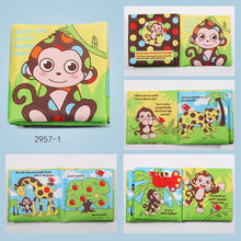 Load image into Gallery viewer, Baby Soft Cloth Sensory Book - Multiple Designs - 0 to 12 Months
