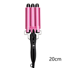 Load image into Gallery viewer, Hair Curling Iron Ceramic Professional Triple Barrel Hair Curler Egg Roll Hair Styling Tools Hair Styler Wand Curler Irons - EU Plug!
