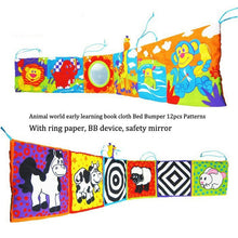 Load image into Gallery viewer, Baby Cot / Crib Bumper Set - Sensory Touch - Various Designs
