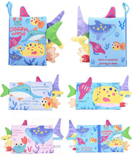 Load image into Gallery viewer, Baby Soft Cloth Sensory Book - Multiple Designs - 0 to 12 Months
