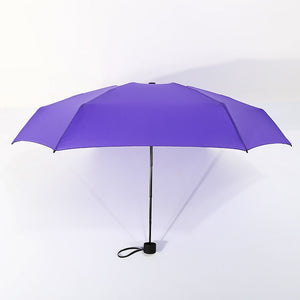 180g Small Fashion Folding Umbrella Rain Women Gift Men Mini Pocket Parasol Girls Anti-UV Waterproof Portable Travel UMBRELLAS