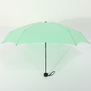 180g Small Fashion Folding Umbrella Rain Women Gift Men Mini Pocket Parasol Girls Anti-UV Waterproof Portable Travel UMBRELLAS