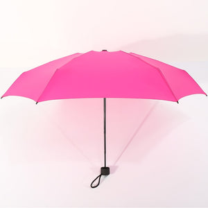 180g Small Fashion Folding Umbrella Rain Women Gift Men Mini Pocket Parasol Girls Anti-UV Waterproof Portable Travel UMBRELLAS