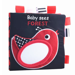 Baby Soft Cloth Sensory Book - Multiple Designs - 0 to 12 Months