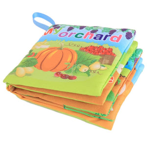 Baby Soft Cloth Sensory Book - Multiple Designs - 0 to 12 Months