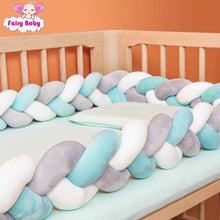 Load image into Gallery viewer, 1M/2M/3M/4M Baby Cot/Crib Bumper/Protector Braid
