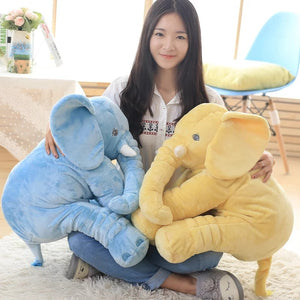 40/60cm Fashion Baby Animal Plush Elephant Doll Stuffed Elephant Plush Soft Pillow Kid Toy Children Room Bed Decoration Toy Gift