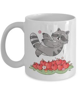 French Idiom Expression  Mug 11oz - Tomber dans les pommes - fainting