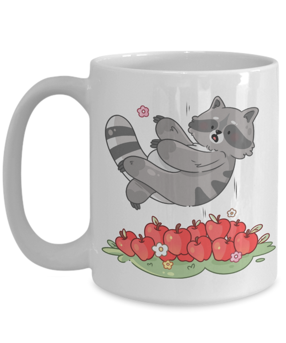 French Idiom Expression Mug 15oz - Tomber dans les pommes - fainting